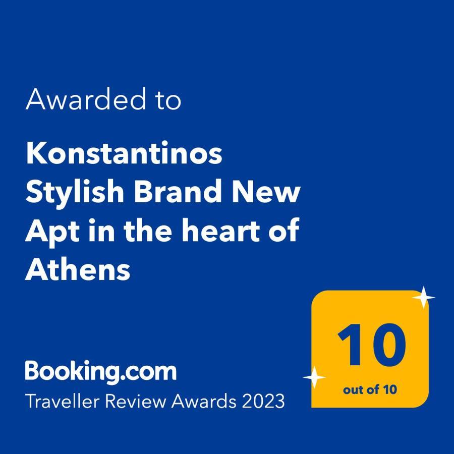 Konstantinos Stylish Brand New Apt In The Heart Of Athens Ngoại thất bức ảnh